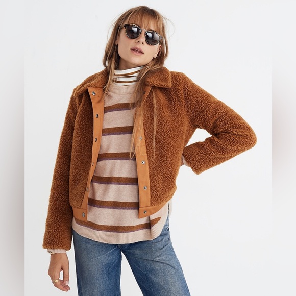 Madewell Jackets & Blazers - Madewell - Sherpa Portland Jacket